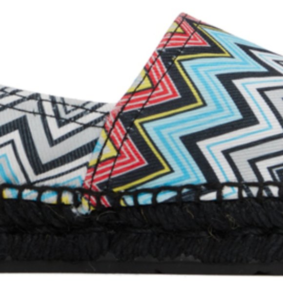 MISSONI 'Zig-Zag' Men's Canvas Espadrille Chevron US 8/9 EU 42 MSRP USD $380 NIB - Picture 9 of 16